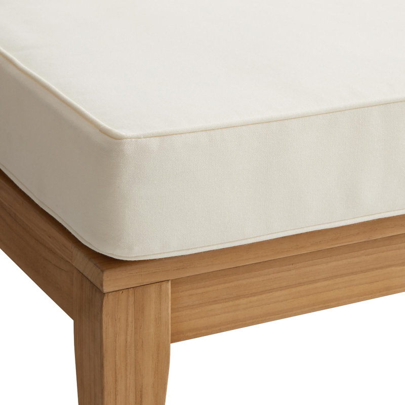 Irma Outdoor Solid Teak Wood Chair with Cushions