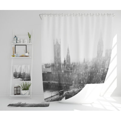 Neimar Polyester Shower Curtain Set