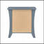 Table de chevet avec compartiment supérieur ouvert et 2 tiroirs, gris