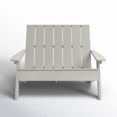 Byrnes Recycled Plastic Double Adirondack Loveseat