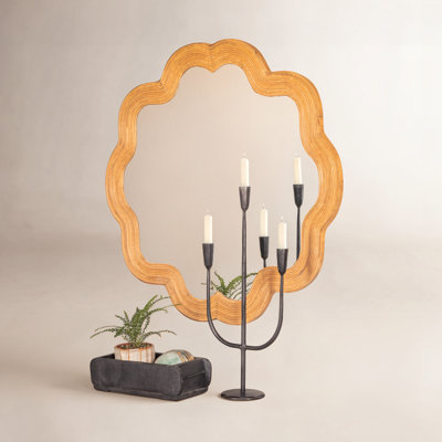 Hand-Forged Metal Candelabra