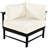 U-Shaped Outdoor For 6 - White Aluminum With Luxurious Cushions Gardens, Backyards And Balconies Simple Assembly Steps Cozy Seat Back Cushions, Suitable Areas, Easy-374396532