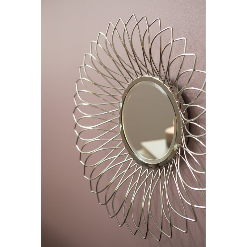 Tropic Metal Concave Wall Mirror, 52cm H x 52cm W