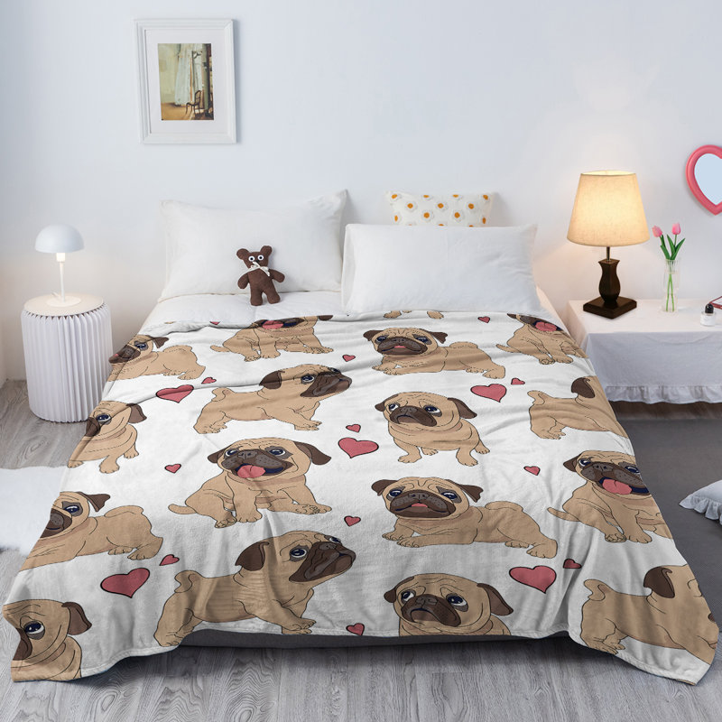 Couverture en flanelle Cozy 60x80