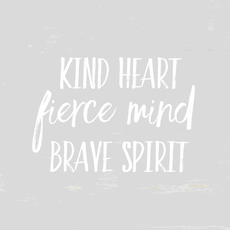 Kind Brave féroce, H 30 po x l 30 po