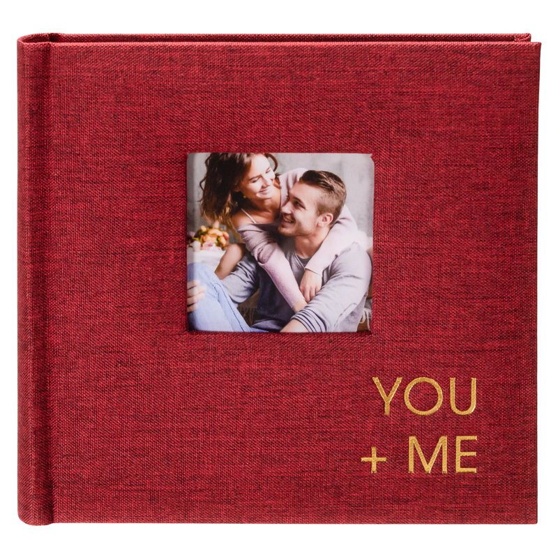 1-UP You & Me, album en tissu rouge