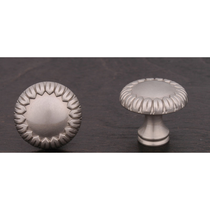 Poignée champignon avec pétales End CK Series, Grand, Nickel satiné