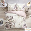 Housse de couette en coton à motif floral très doux, avec boutons et coin cravate 3 pièces, très grande chambre à coucher-127323274-127323275
