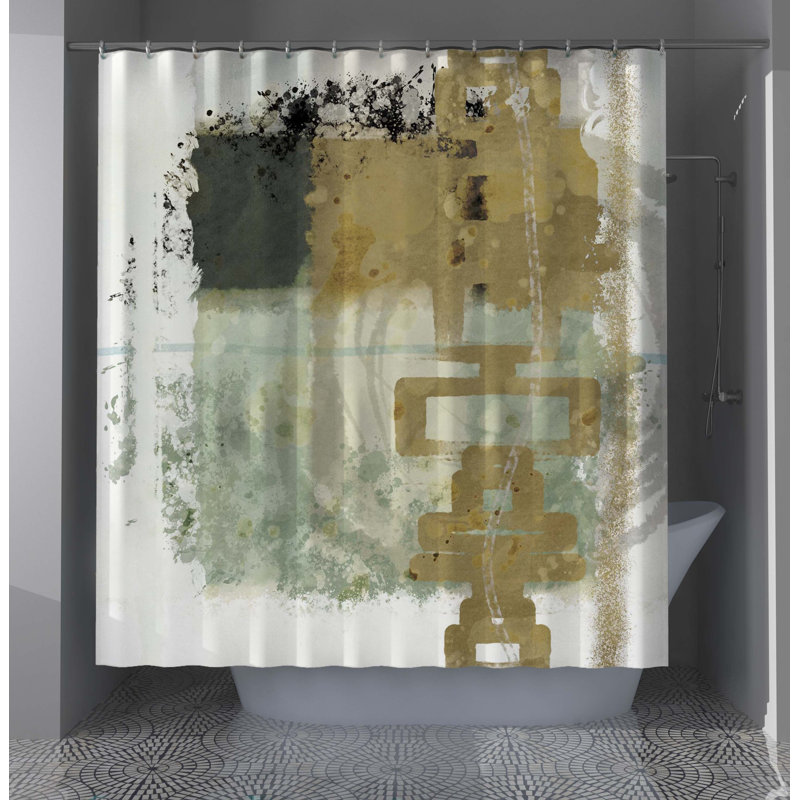 Rideau de douche abstrait Jadealeigh