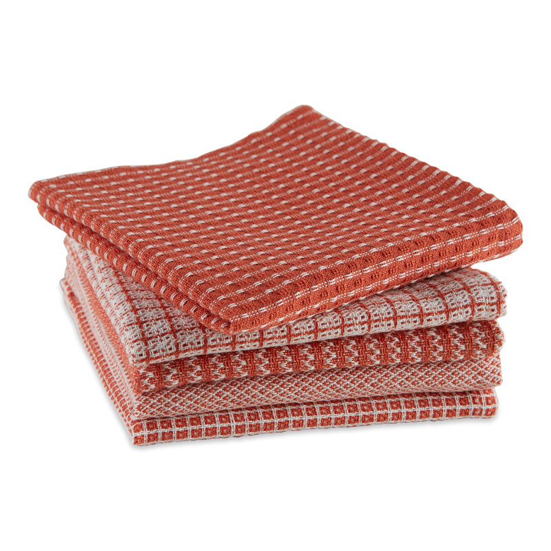 Linge à vaisselle, Rouge