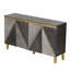 Buffet rétro 60 "avec tablettes réglables-1812429080