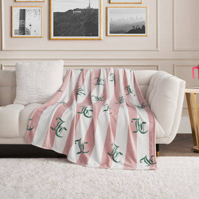 Juicy Couture Cabana Plush Blankets