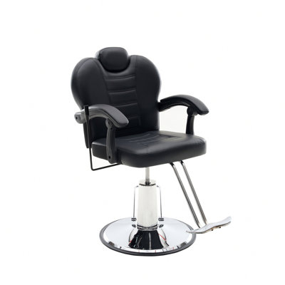 Fauteuils de coiffeur inclinables 90 ° à 150 ° pour salon de coiffure, fauteuil de salon pivotant à 360 ° pour coiffeur