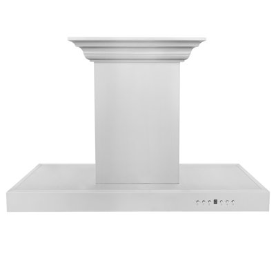 Hotte murale à conduit 30 pouces ZLINE CrownSound ™ en acier inoxydable avec haut-parleurs Bluetooth (KF2CRN-BT-30)