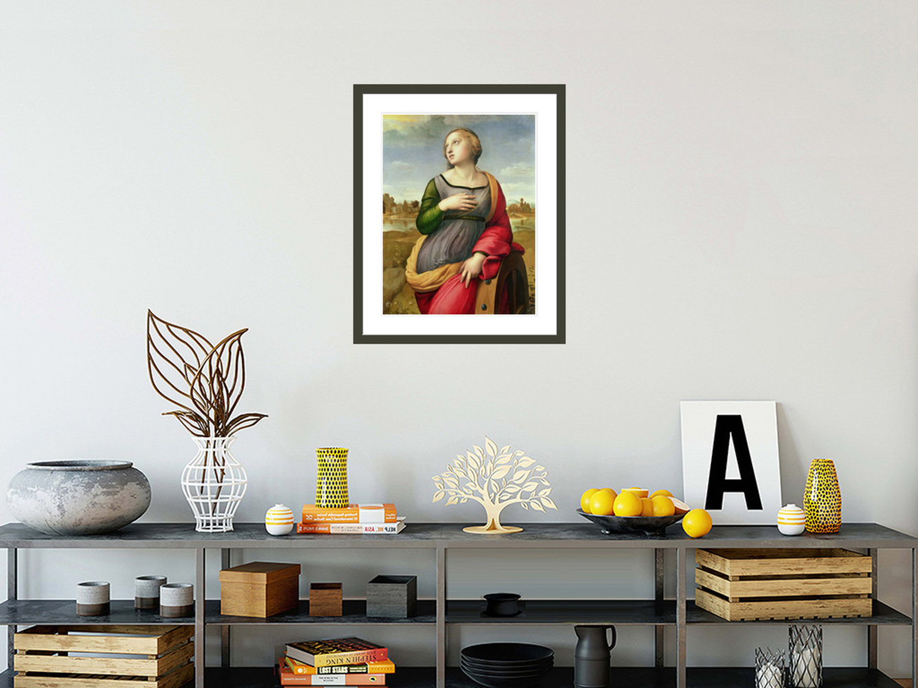 1000Museums St. Catherine of Alexandria by Raphael -Framed Giclee Print ...