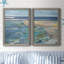 Breakwater - Ensemble de 2 reproductions d'art sur toile encadrées-851360828-851360830