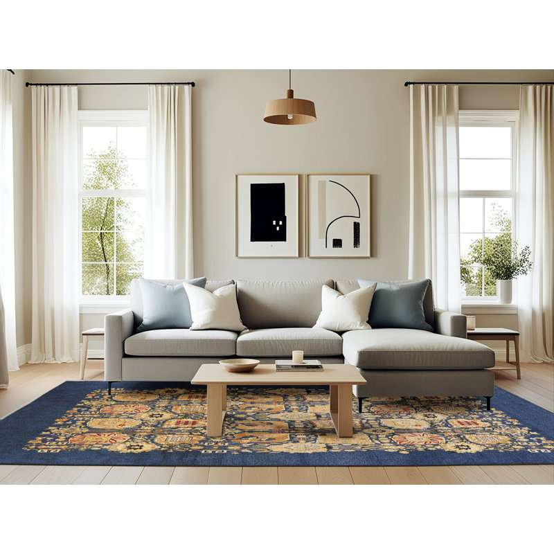 Patchwork Indoor Rug, Rectangle 6' x 9'