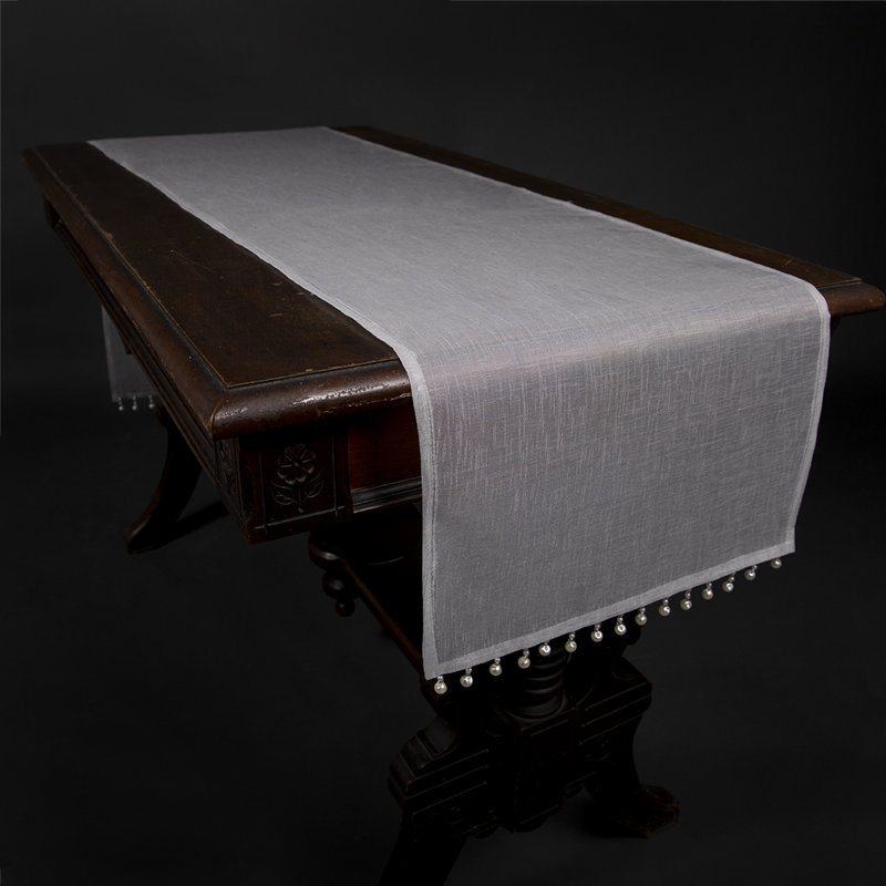 Chemin de table Blaisdell, Argent, L 108 po x P 15 po