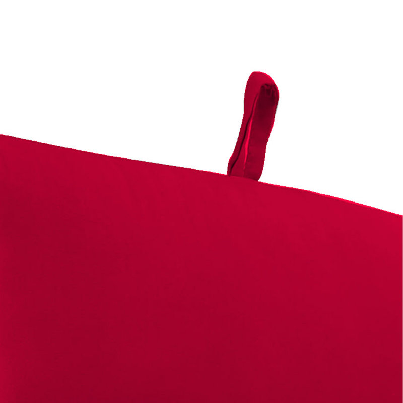 Outdoor Lounge Chair Cushion, Red