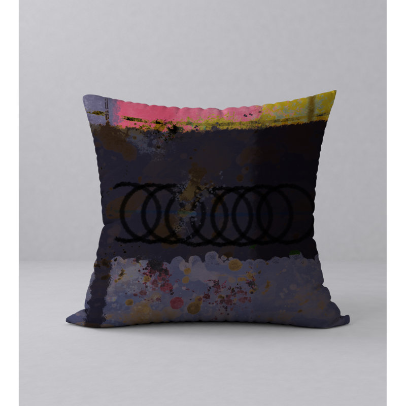  Housse de coussin carré et insert, H 24 po x l 24 po x p 6 po