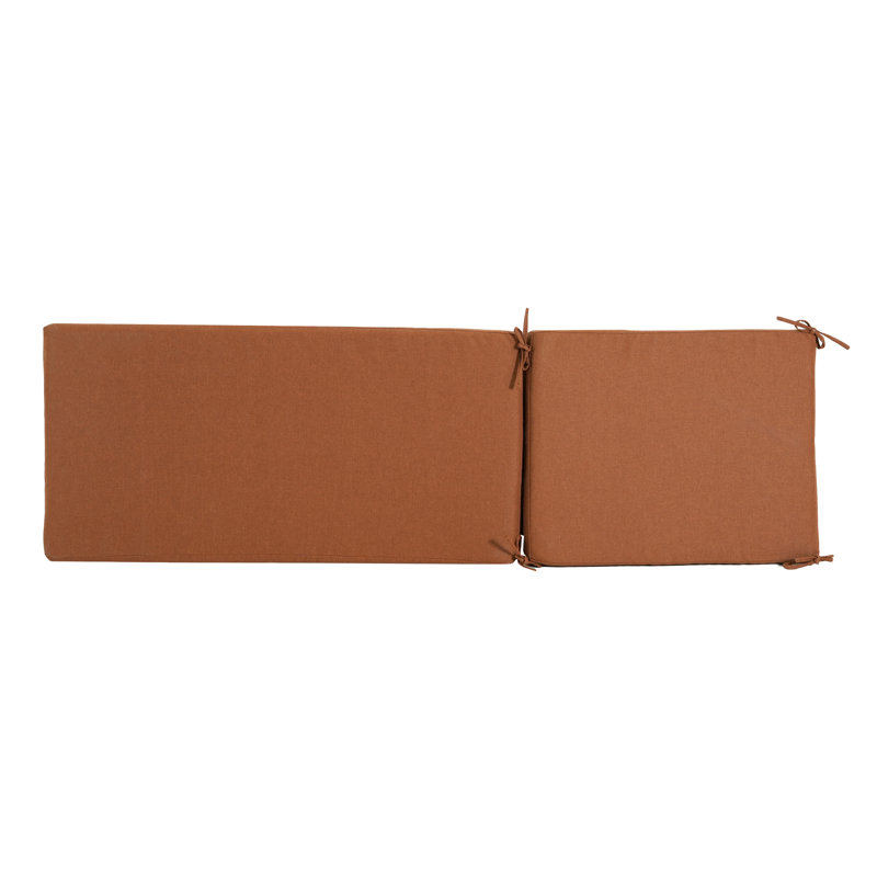 Coussin de chaise longue d'extérieur Noah, Orange