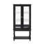 Vitrine lumineuse avec espace de rangement ouvert-1166935162