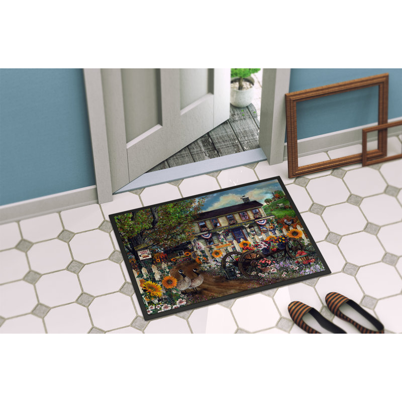 Non-Slip Outdoor Doormat, Rectangle 2' x 3'