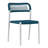 Belen Bates Blue White Outdoor Dining 2 Seats Set-1615445277