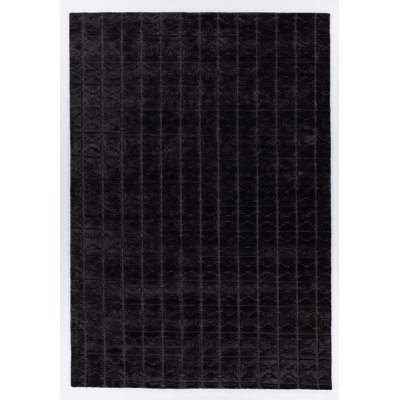 Tapis moderne en laine et viscose tissé à la main Canterbury
