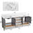 84-inch Bathroom Vanity With Engineered Stone Top-1940839599