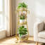 Support à plantes à 3 niveaux pour l'intérieur et l'extérieur en fer forgé-1855398888