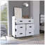 Commode Waporan, chambre à coucher, blanc-795164500