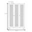Armoire simple en rotin tissé