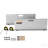 Wheel Alignment Tool, 2-Pack Alignment Tool Toe Plates, Stainless Steel Toe Angle Measurement Tool Plate, 4 Alignment Rods And Magnetic Slots, Includes Measuring Tapes & Conversion Chart