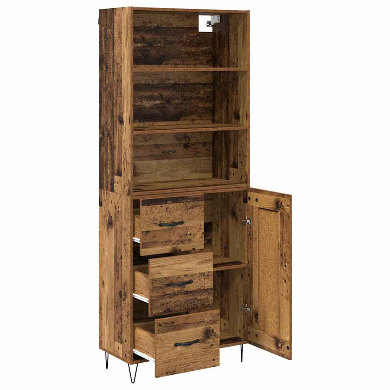 69.5cm Sideboard, Old Wood