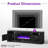 Bhhatu 80" Fireplace TV Stand with 40" Electric Fireplace-34741520-34741534