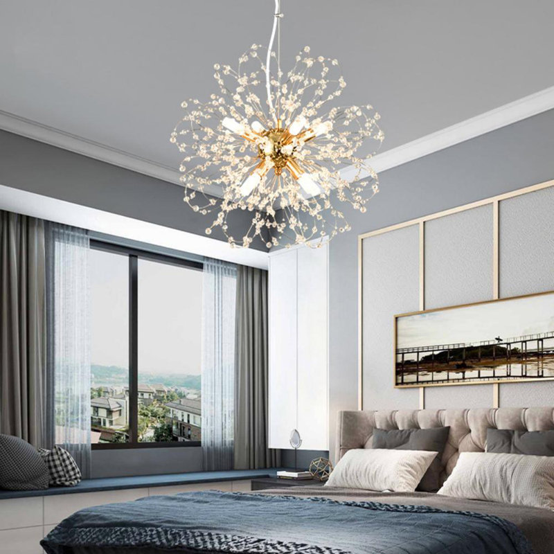 8-Light 45Cm Sputnik Chandelier Hanging Pendant Ceiling Light