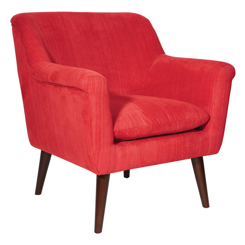 Cresson Upholstered Armchair, Merlot