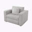 Futon-chaise convertible 3-en-1 avec ports USB-106634637