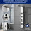 57.99'' Shower Panel with Fixed Shower Head-92896048