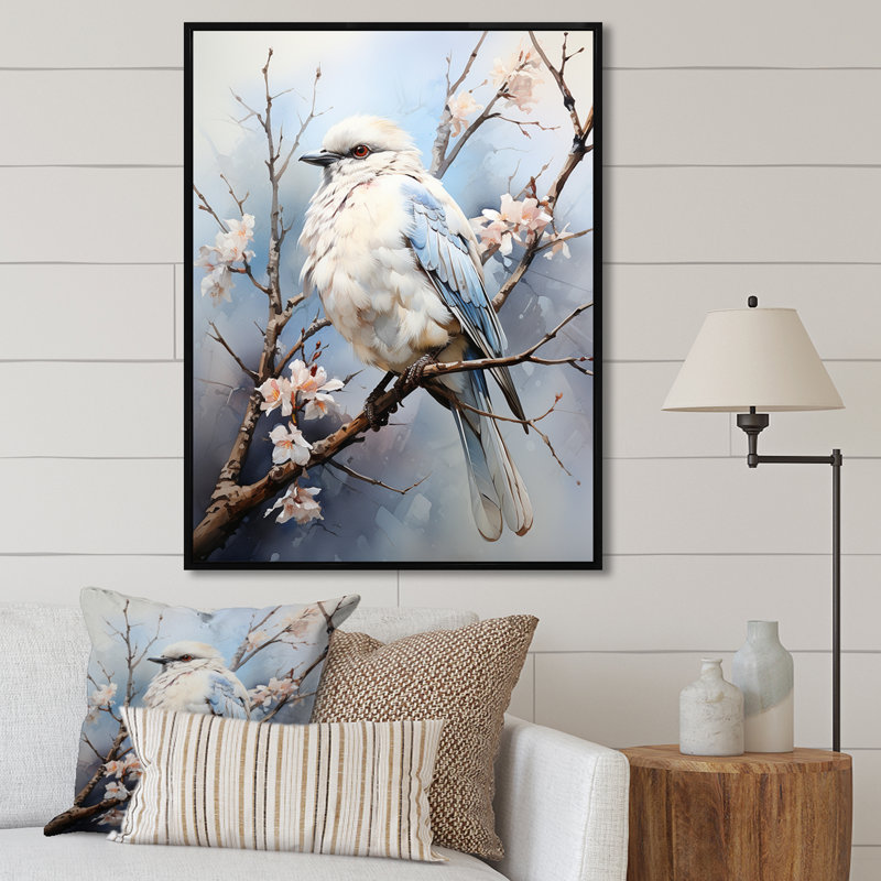 «Peaceful Winged Beauty» sur impression sur toile, Cadre flottant noir, H 32 po x l 24 po x P 1 po