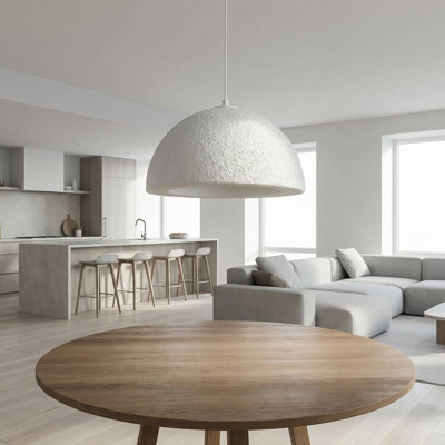 Reese 1 Light Pendant - Matte White