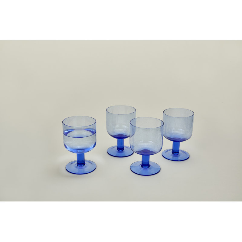 Simple Wine Glass, Blue