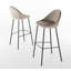 Lakeview Upholstered Counter Stool with Metal Frame