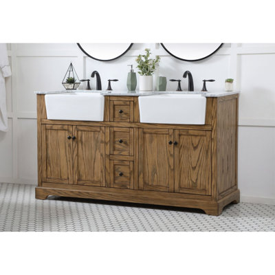 Ensemble de meuble-lavabo double 60 po Pardue