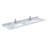 Miranda 84" Freestanding Double Bathroom Vanity with Marble Top-63918109-63918111