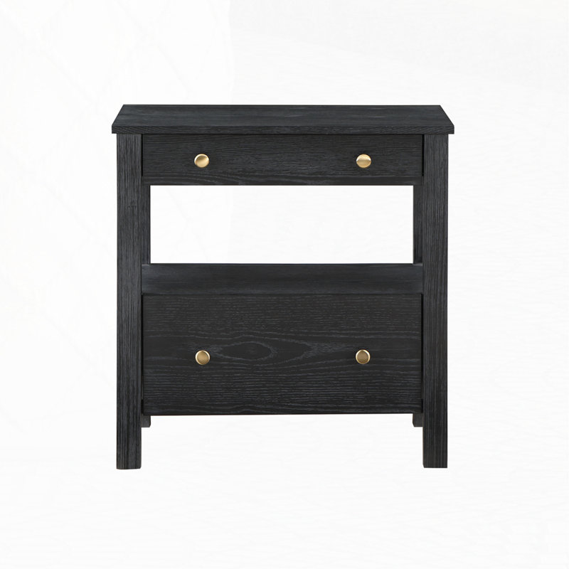 Table de chevet 2 tiroirs