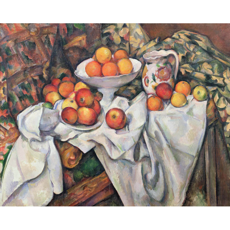 «Apples and Oranges» par Paul Cezanne, affiche brillante, H 19 po x l 24 po