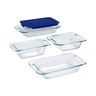 Easy Grab® 8 Square Glass Baking Dish with Red Lid