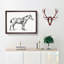 Horse with a Saddle by Jean Bernard - Framed Print-55579129-55579126
